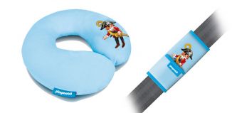 Playmobil - 00000 - Almohada de viaje infantil y proteje cinturon