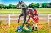 Playmobil - 9261 - Jockey avec cheval de course