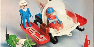 Playmobil - 1765v1-pla - Hélicoptère de police & moto