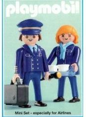 Playmobil - 3108 - Pilot & Stewardess Playmobil - 3108 - Pilot & Stewardess "Condor"