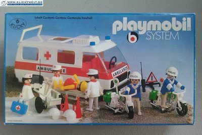 Playmobil Set: 3157s1v2 - Ambulance with police & nurses - Klickypedia