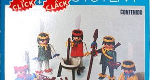 Playmobil - 3251v2-fam - Indian Family with Canoe