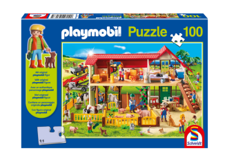 Playmobil - 80011 - Puzzle - Farm - Detail Playmobil - 80011 - Puzzle - Farm
