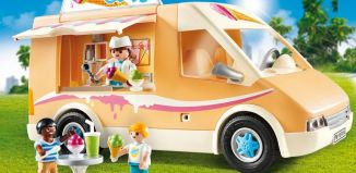 Playmobil - 9114-usa - Camionette de créme glace