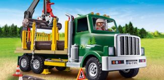 Playmobil - 9115-usa - Timber Truck
