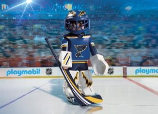 Playmobil - 9183-usa - NHL® St. Louis Blues® Goalie