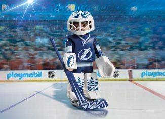 Playmobil - 9185-usa - NHL® Tampa Bay Lightning® Goalie