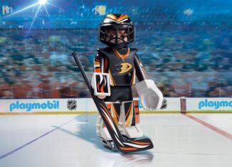 Playmobil - 9187-usa - NHL® Anaheim Ducks® Goalie