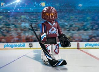 Playmobil - 9189-usa - NHL® Colorado Avalanche® Goalie
