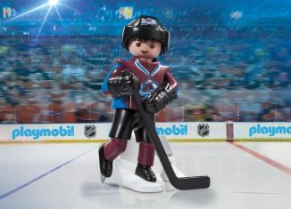 Playmobil - 9190-usa - NHL® Colorado Avanlanche® Player - Detail Playmobil - 9190-usa - NHL® Colorado Avanlanche® Player