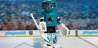 Playmobil - 9197-usa - NHL® San Jose Sharks®-Goalie