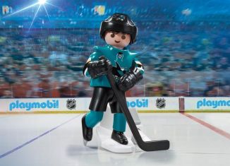 Playmobil - 9198-usa - NHL® San Jose Sharks® Player