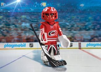 Playmobil - 9199-usa - NHL® Carolina Hurricanes® Goalie