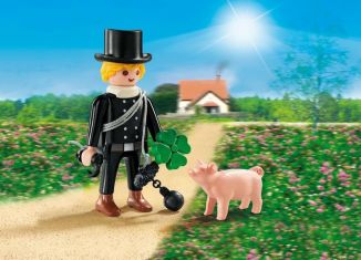 Playmobil - 9296 - Chimney Sweeper with Lucky Pig