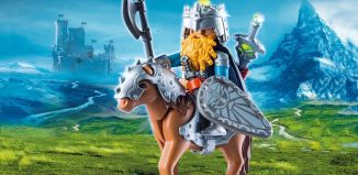 Playmobil - 9345 - Enano guerrero con pony