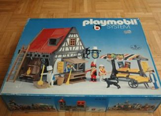 Playmobil - 3183 - Bakery + market stand - Detail Playmobil - 3183 - Bakery + market stand