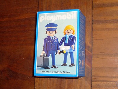 Playmobil 3109 - Pilot & Stewardess "Aero Lloyd" - Box