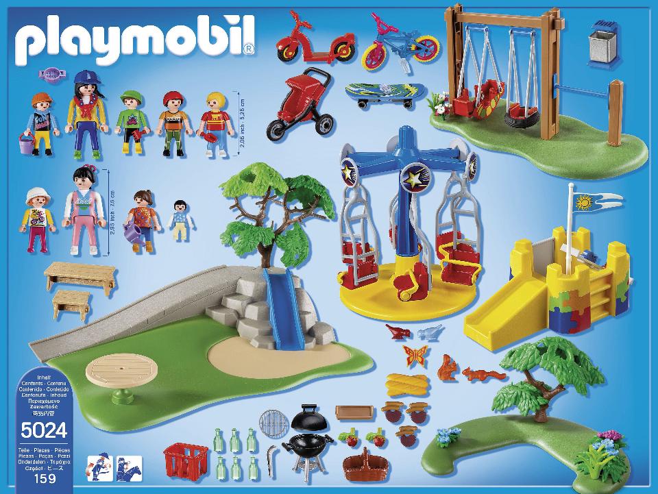 Playmobil 5024 - Children's Playground - Back