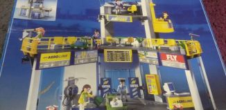 Playmobil - 3186v1 - Aeroport avec skyline de NY Twin Towers