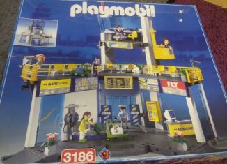 Playmobil - 3186v1 - Gate with tower/ NY skyline Twin towers