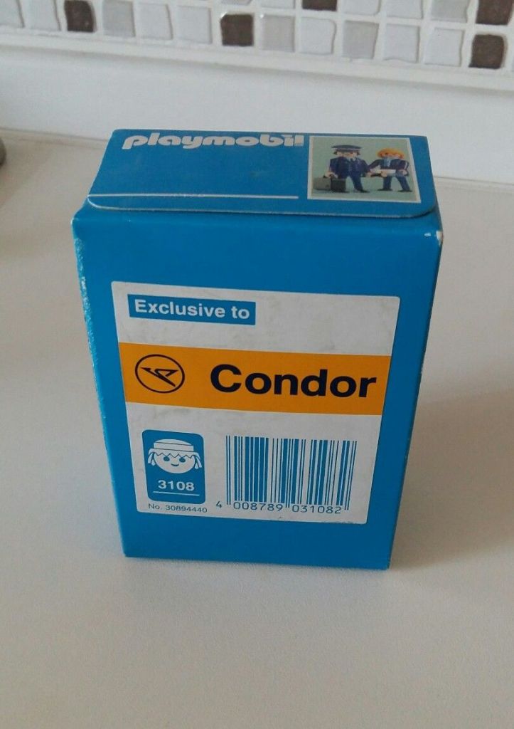 Playmobil 3108 - Pilot & Stewardess "Condor" - Back