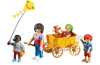 Playmobil - 6439 - Maman et enfants avec charette à bras