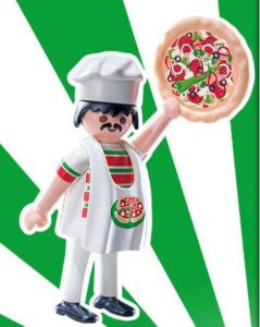 Playmobil 1x figure figures figuren serie 12  9241 pizza cook 