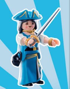 FEMALE LADY PIRATE FIGURE for PIRATE or VIKING SHIP Playmobil