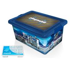 Playmobil - 00000 - 23L Storage Box + Compartment Case - Police