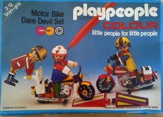 Playmobil - 1605-pla - Motor Bike Dare Devil Set