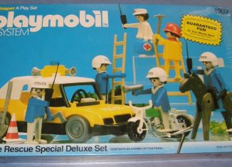 Playmobil - 1903v1-sch - Police Rescue Special Deluxe Set