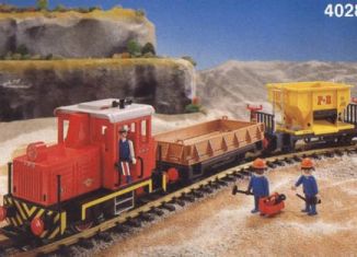 Playmobil - 4028-usa - Diesel Freight Train Set
