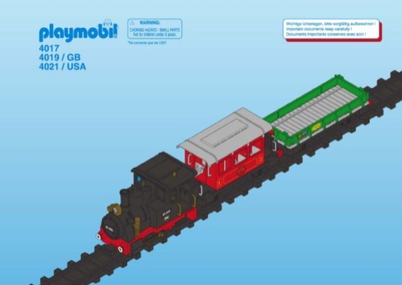 Playmobil 4021-usa - RC Old-timer Train - Box