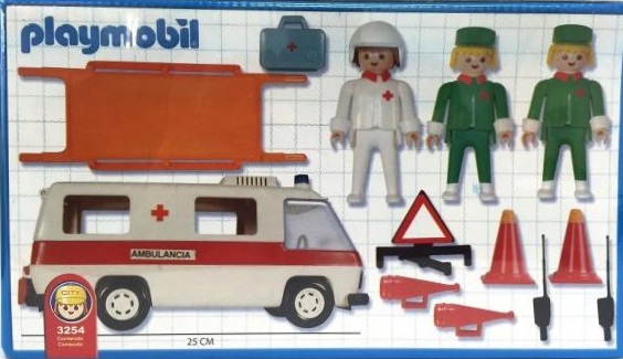 Playmobil 3254v4-ant - Ambulance - Back