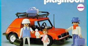 Playmobil - 3962v1-ant - Auto con familia