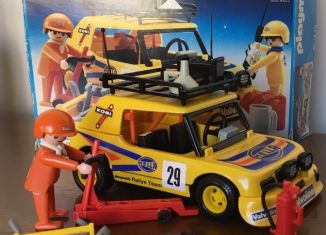 Playmobil - 30.12.10v1-est - Yellow Rally car