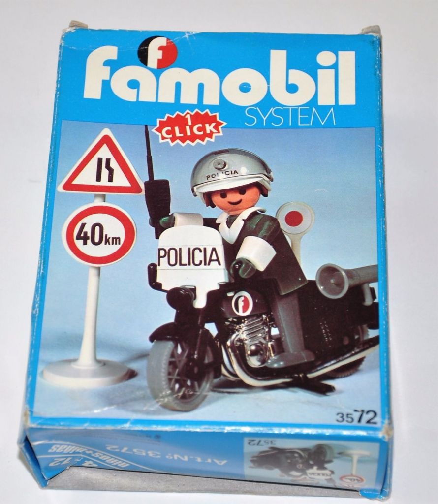 Playmobil 3572-fam - Motorbike Policeman (Famobil) - Box