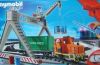 Playmobil - 4085 - Cargo train with portal crane