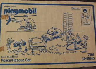 Playmobil - 49-59915v1-sch - Set Polizei und Rettungsdienst
