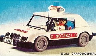 Playmobil - 23.21.7v1-trol - Carro Hospital