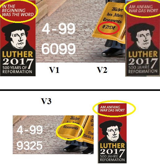 Neu /alte Version Playmobil 6099 Martin Luther/Spezial 500 Jahre Reformation 
