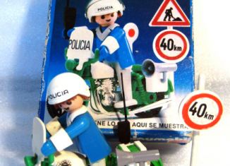 Playmobil - 13572-xat - Polizist mit Motorrad