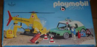 Playmobil - 3158s1v1 - Hélicoptère d'assistance + voiture de police