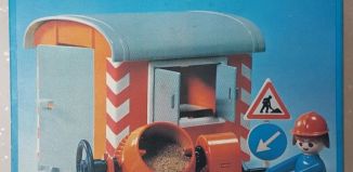 Playmobil - 3207s1v1 - Remorque de chantier & bétonnière