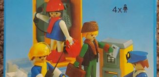 Playmobil - 3231v2 - Cabina de teléfono y carteros