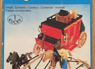 Playmobil - 3245v1 - Red stagecoach