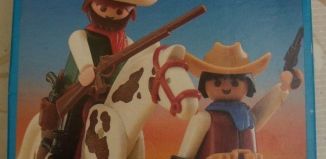 Playmobil - 3304v4 - 2 cowboys / cheval