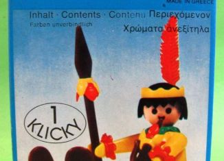 Playmobil - 3352-lyr - Indian / Canoe - Detail Playmobil - 3352-lyr - Indian / Canoe