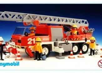 Playmobil - 3525v2 - Feuerwehr Leiterwagen