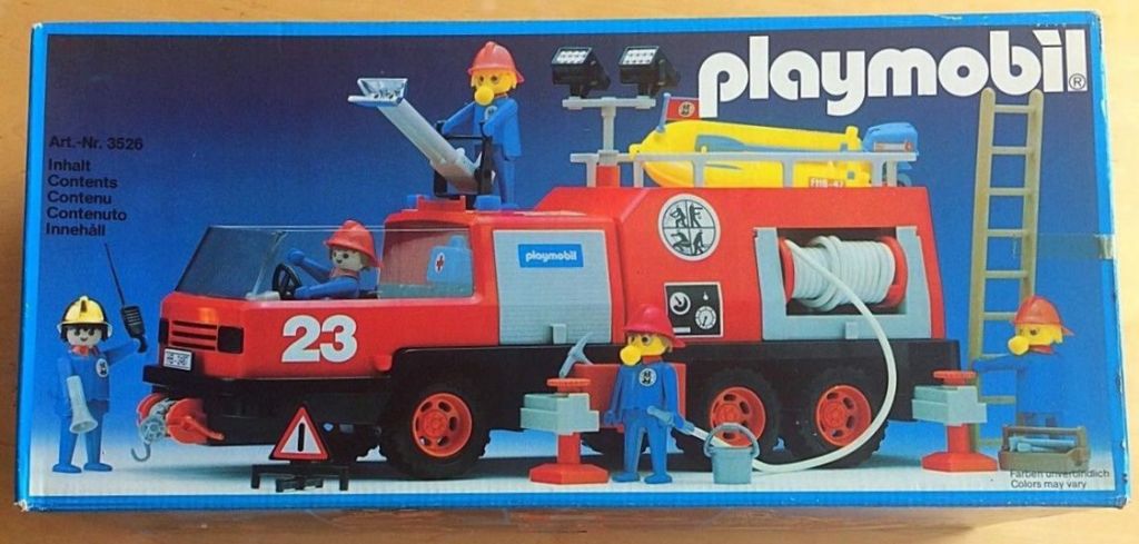 Playmobil 3526 - Pumper Truck - Box